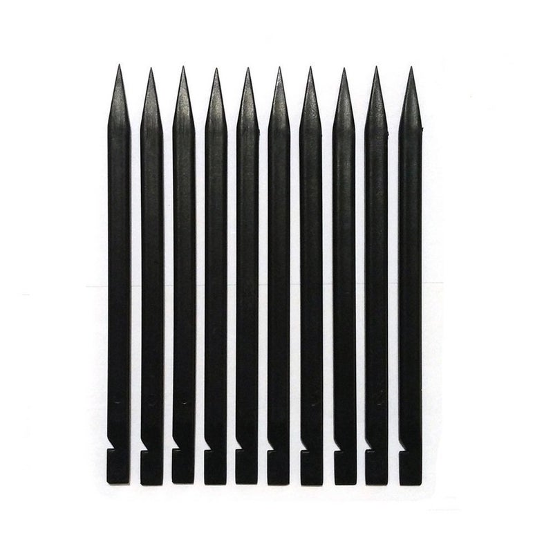 fixinus 10 Pieces Universal Black Stick Spudger Opening Pry Tool Kit for iPhone Mobile Phone iPad Tablets MacBook Laptop PC Repair - Image 1